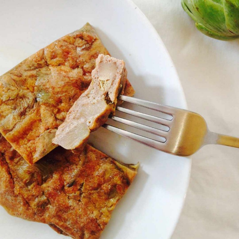 Tortilla de Alcachofas y Verduras Asadas | Alto en Proteínas